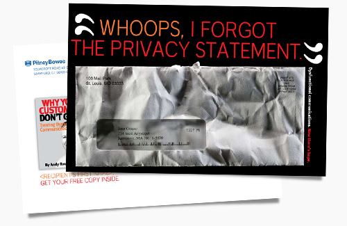 Pitney Bowes Direct Response Mailer