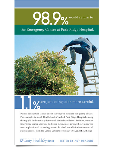 Unity Health System 'Tree' Ad